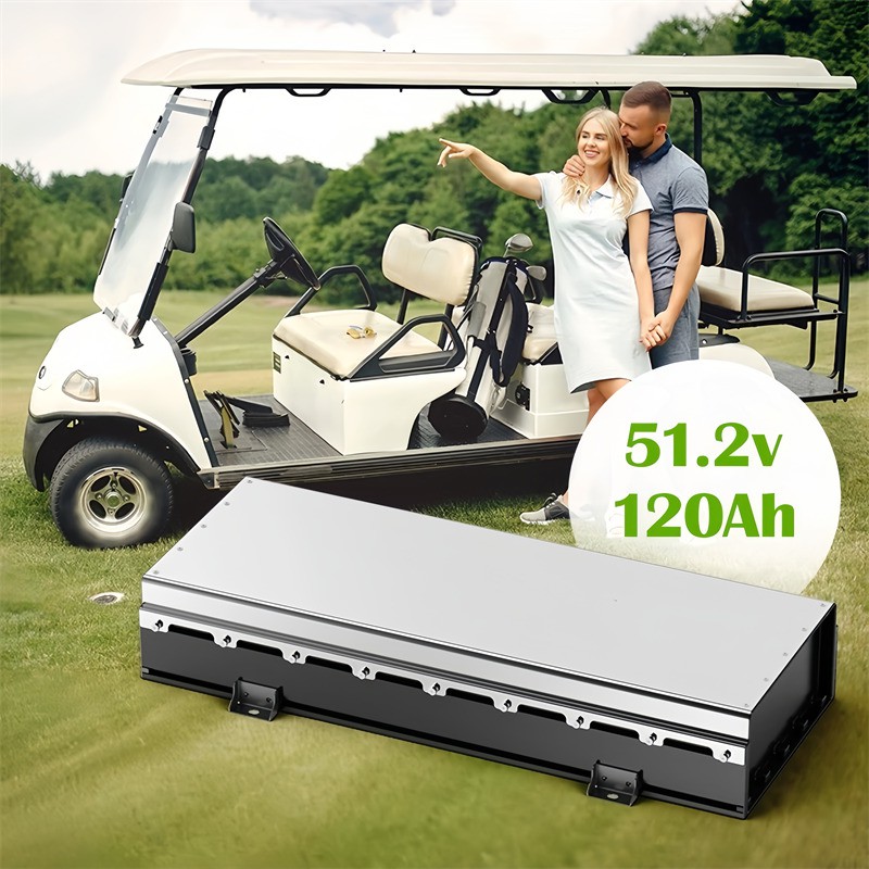 51.2v 120ah batri lithiwm cart golff